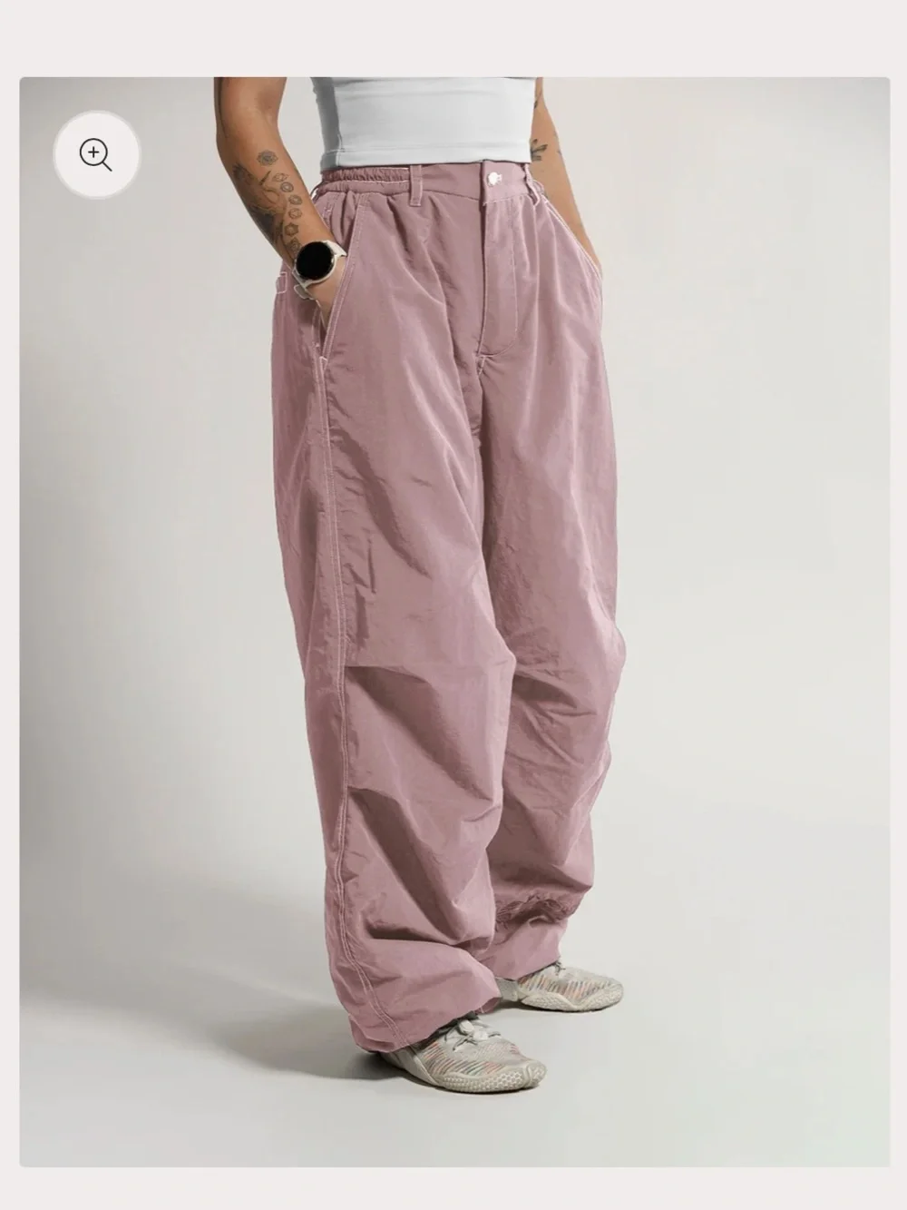 Hitorii Fleece Shell Pants | Mauve